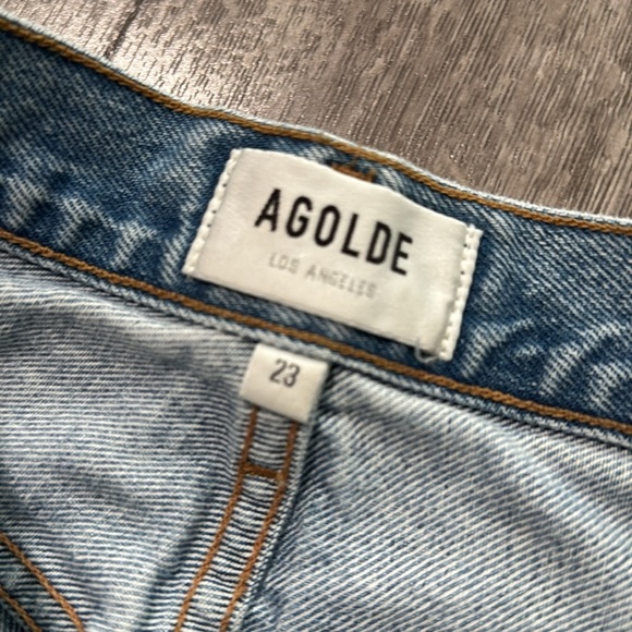 AGOLDE Riley High Rise Straight Crop in Renewal 23 - Picture 8 of 11